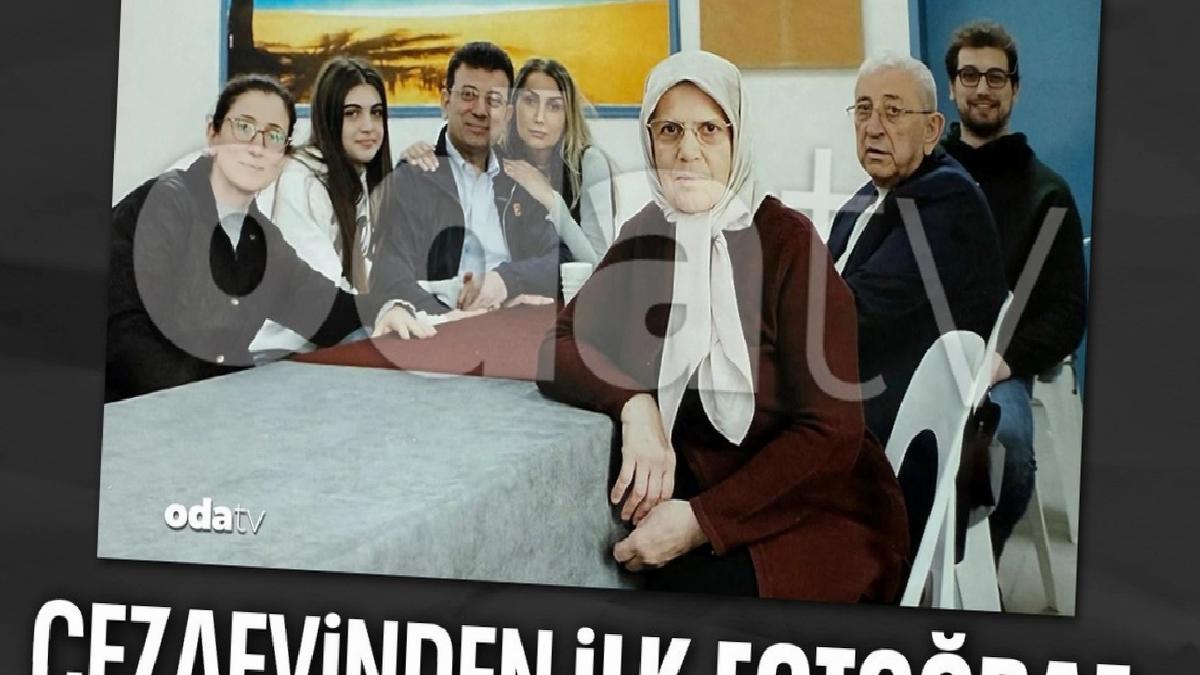 Ekrem İmamoğlu’nun cezaevinde ailesiyle çekilen fotoğrafı paylaşıldı