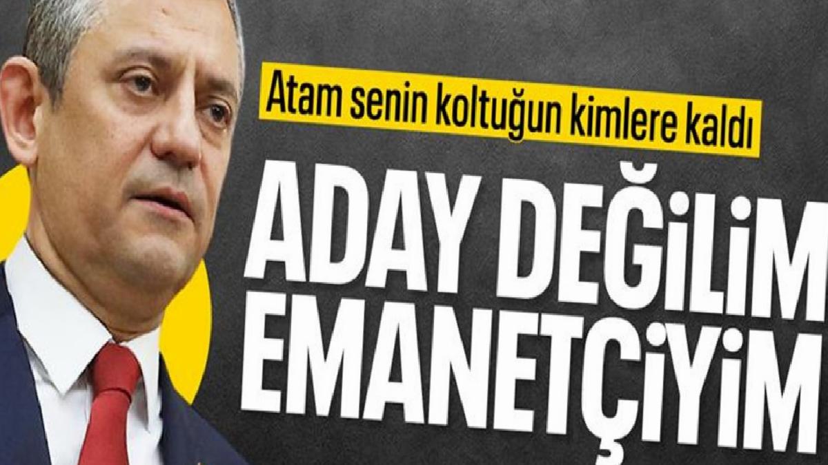 Özgür Özel: Cumhurbaşkanlığına adaylık niyetim yok