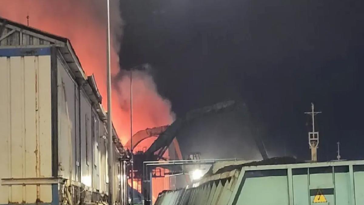 Zonguldak’ta Vinçte Yangın