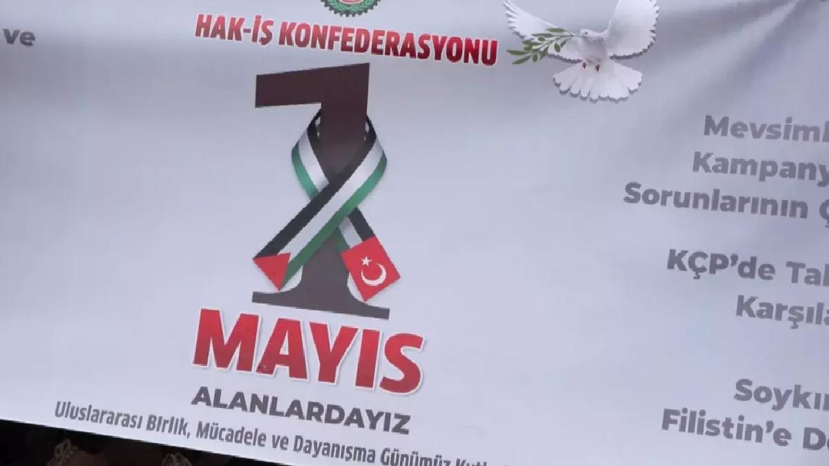 1 Mayıs Coşkulu Kutlandı