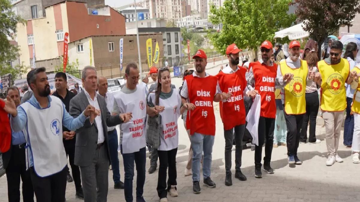 1 Mayıs Emek ve Dayanışma Günü Mardin, Şırnak, Siirt, Batman, Tunceli ve Elazığ’da kutlandı