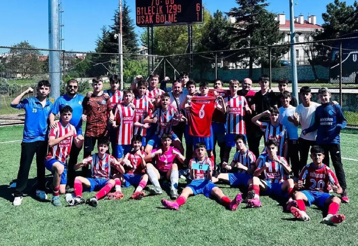 1299 Bilecik Spor, U15 Şampiyonasında Farklı Kazandı