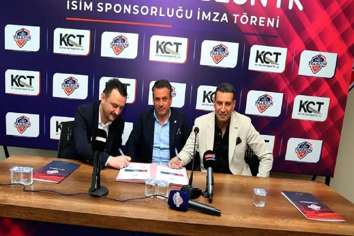 1461 Trabzon FK’ya KCT’den Sponsor Dayanağı