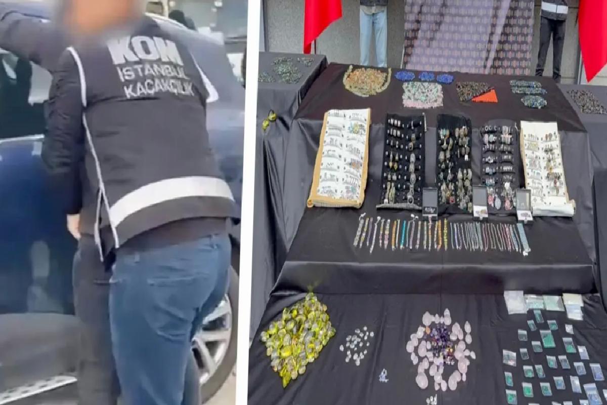 250 Milyon Liralık Kaçak Taşlar Ele Geçirildi