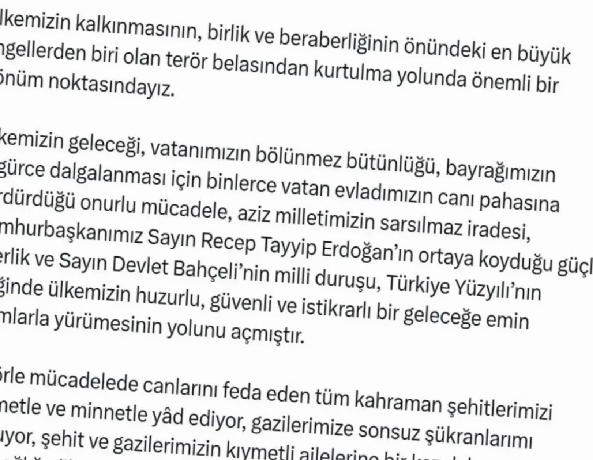 Adalet Bakanı Tunç: ‘Ülkemiz terörün karanlığını arkasında bırakacak’