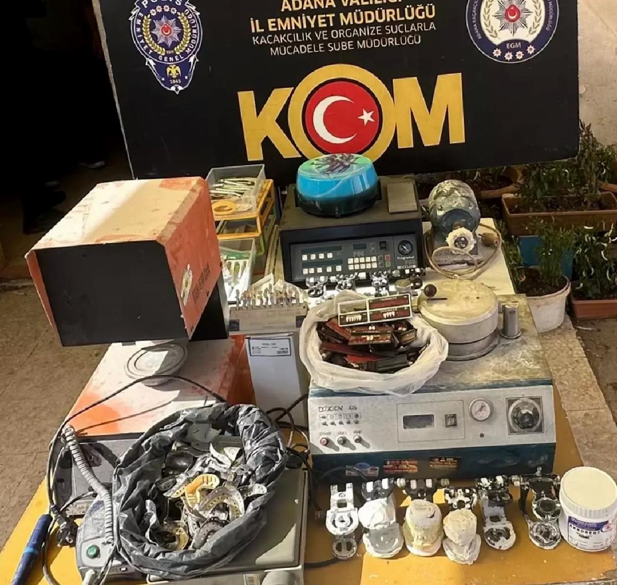Adana’da Kaçak Diş Protezi İmalatı