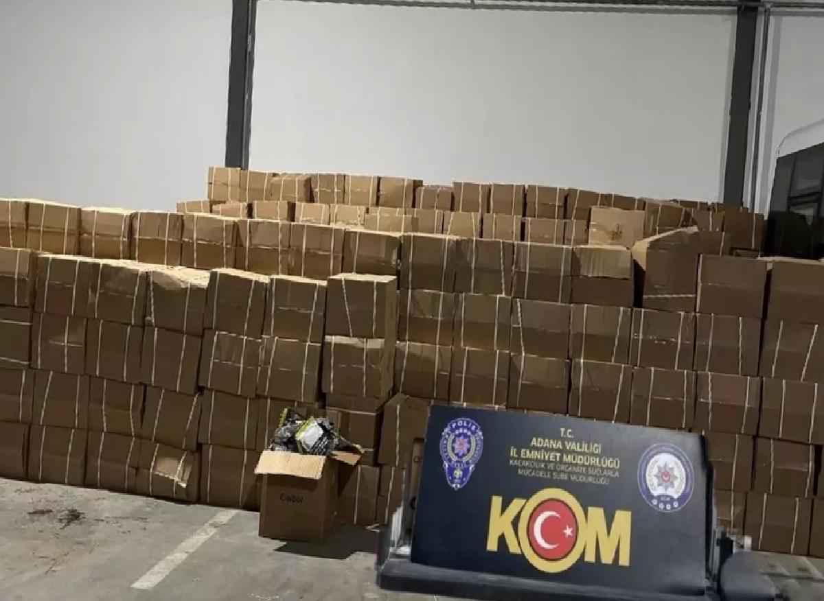 Adana’da Kaçakçılık Operasyonu: 3 Gözaltı