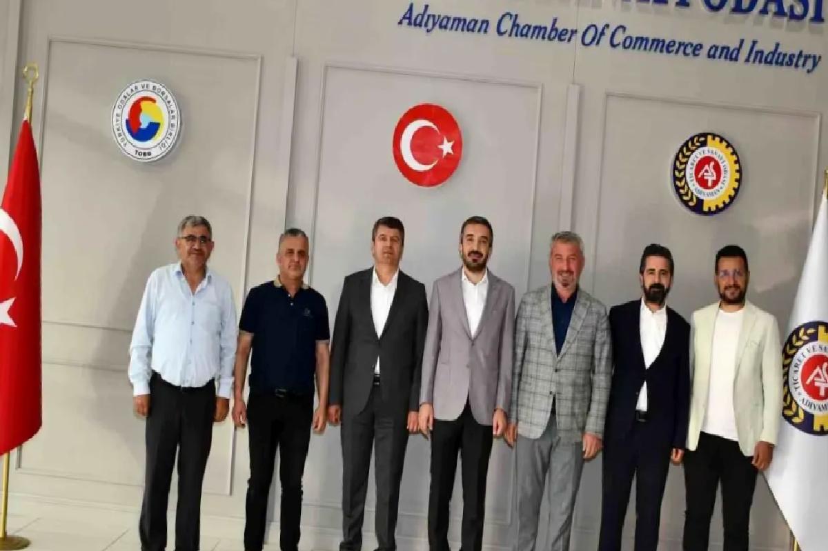 Adıyaman Belediye Başkanı Tutdere, Ticaret ve Sanayi Odası’nı Ziyaret Etti