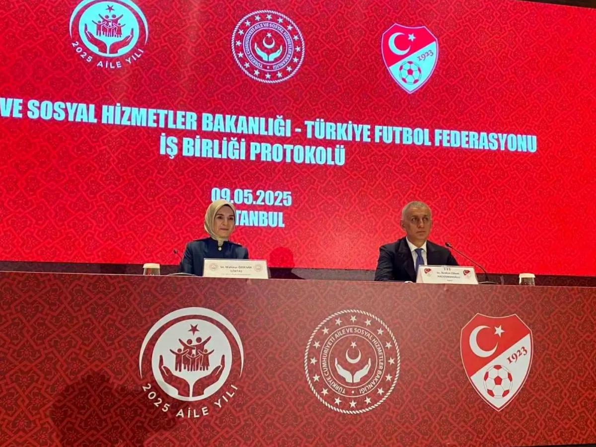 Aile ve Toplumsal Hizmetler Bakanlığı ile TFF arasında iş birliği