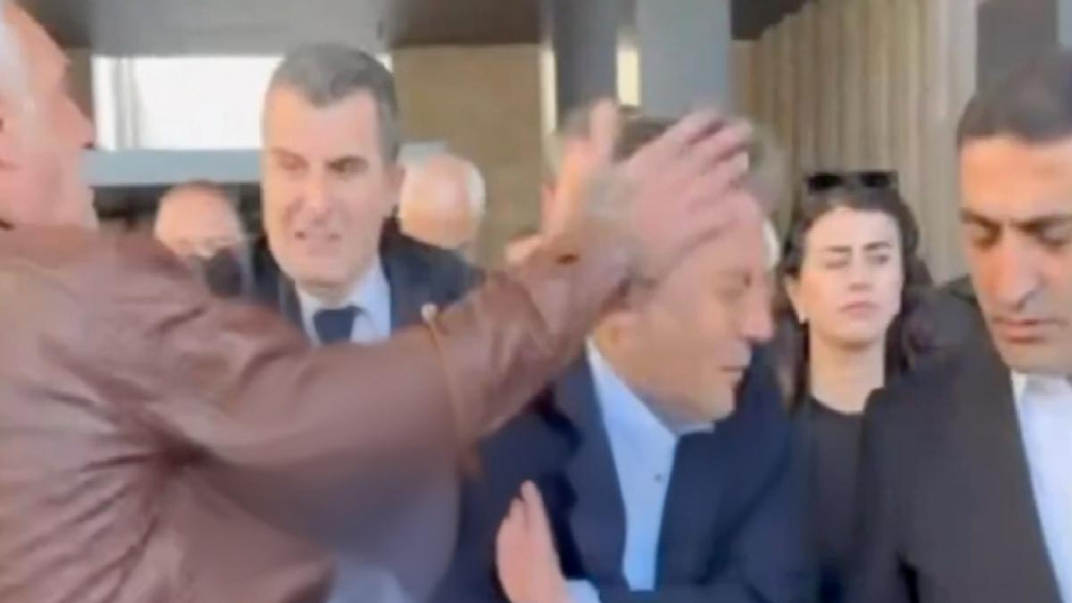 AKM’de Özgür Özel’e hücum