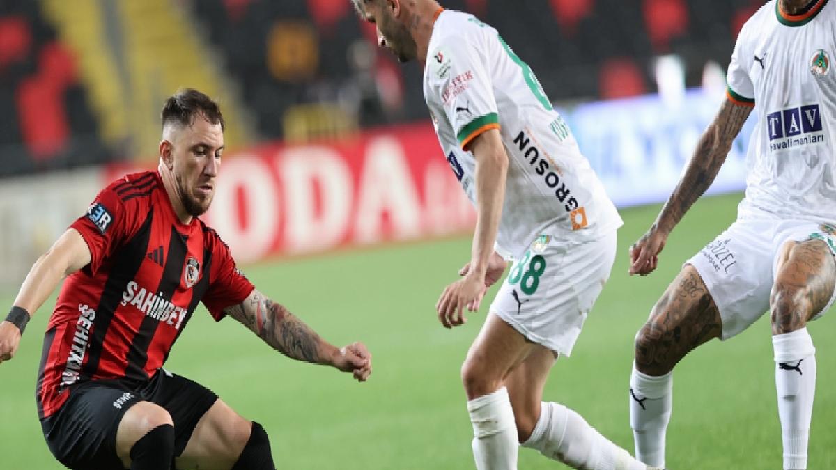 Alanyaspor, Gaziantep FK deplasmanında kazandı