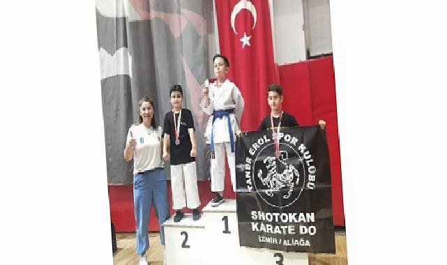 Aliağalı Karatecilerden 19 Mayıs Vilayet Şampiyonası’nda 9 Madalya
