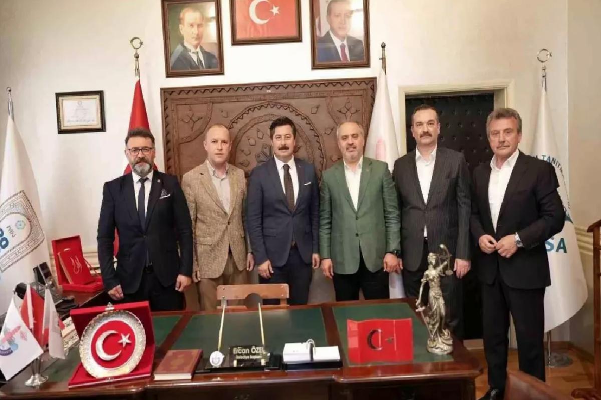 Alinur Aktaş, Ercan Özel’i Ziyaret Etti