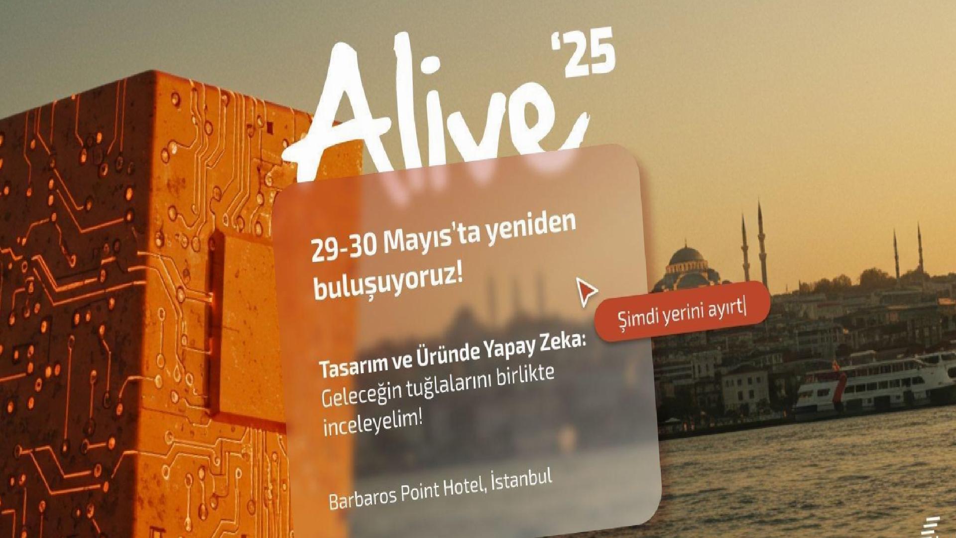 Alive ‘25: Tasarım ve Eserde Yapay Zeka Konferansı Başlıyor!