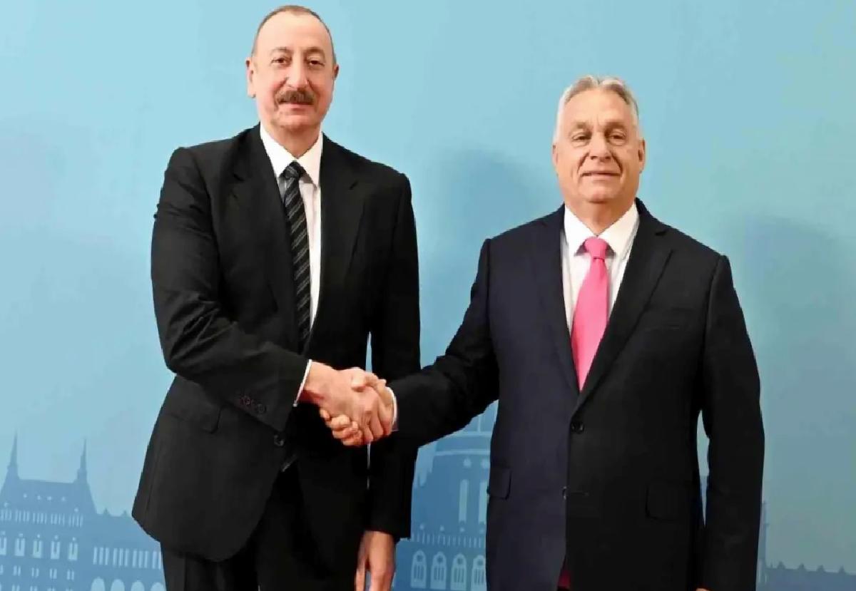 Aliyev Budapeşte’de TDT Tepesi’nde