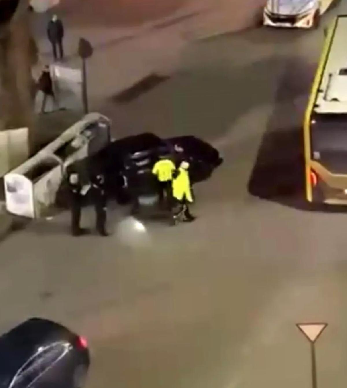 Alkollü Şoför Çöp Konteynerine Çarptı