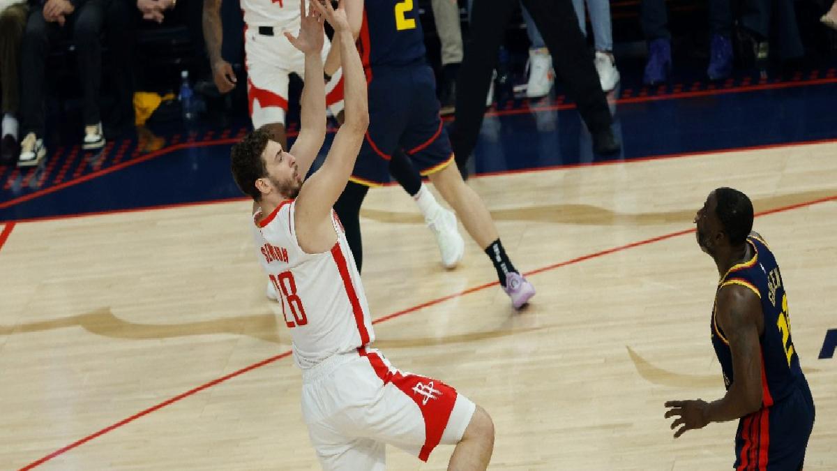 Alperen Şengün, Golden State karşısında double double yaptı