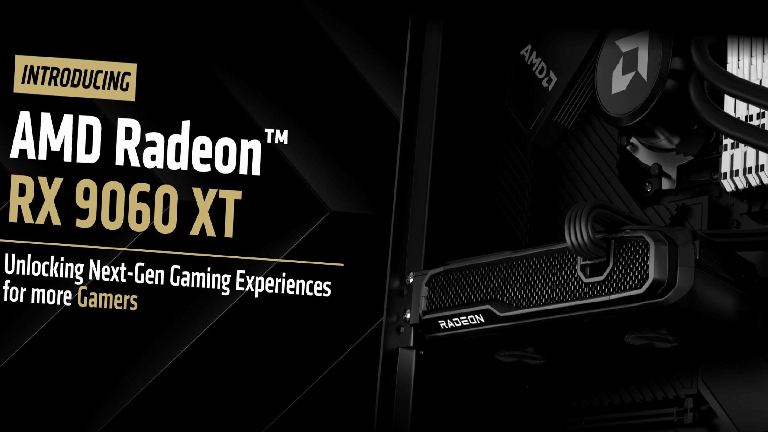 AMD, beklenen RX 9060 XT’yi tanıttı: Nvidia RTX 5060’e direkt rakip