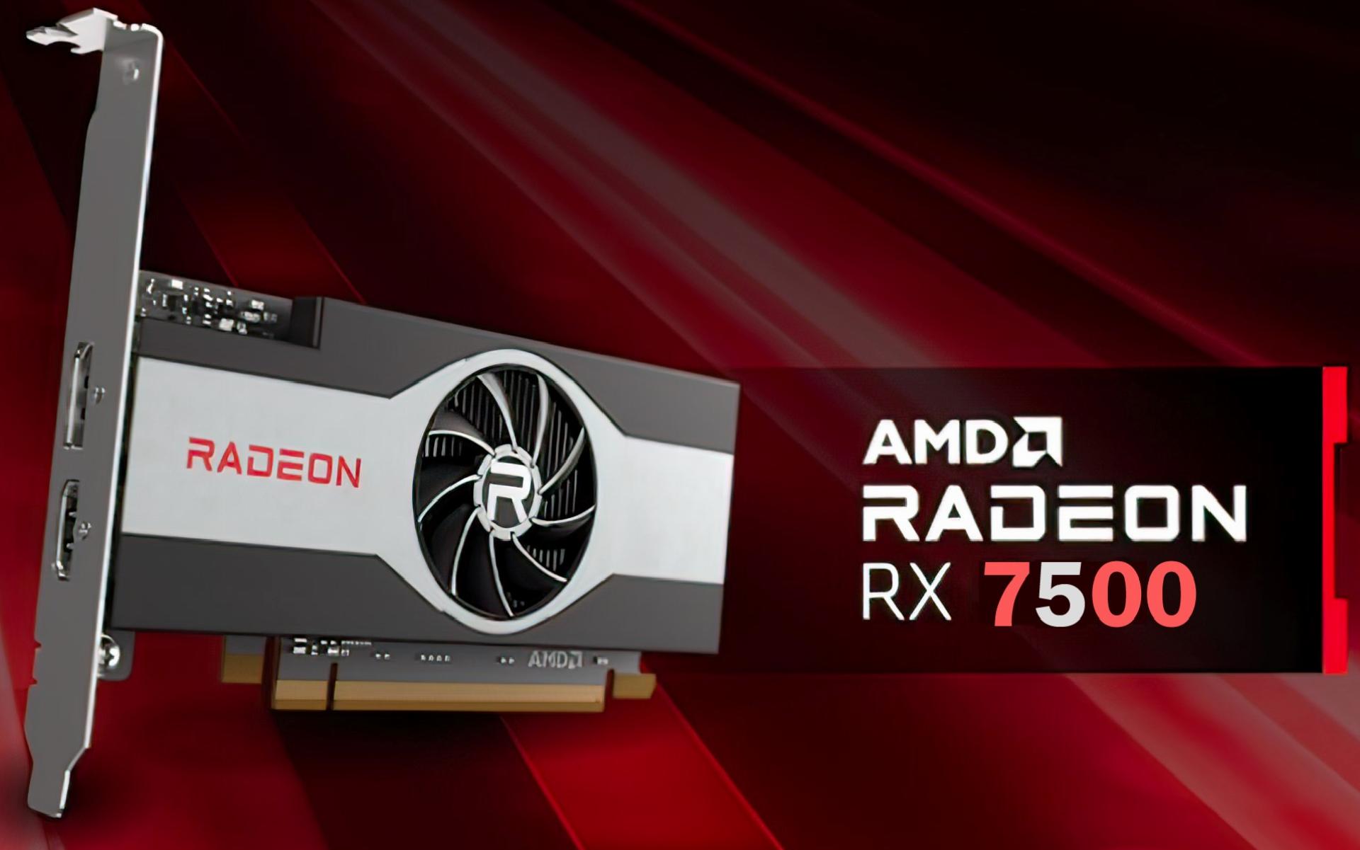 AMD Radeon RX 7500 ekran kartı ortaya çıktı