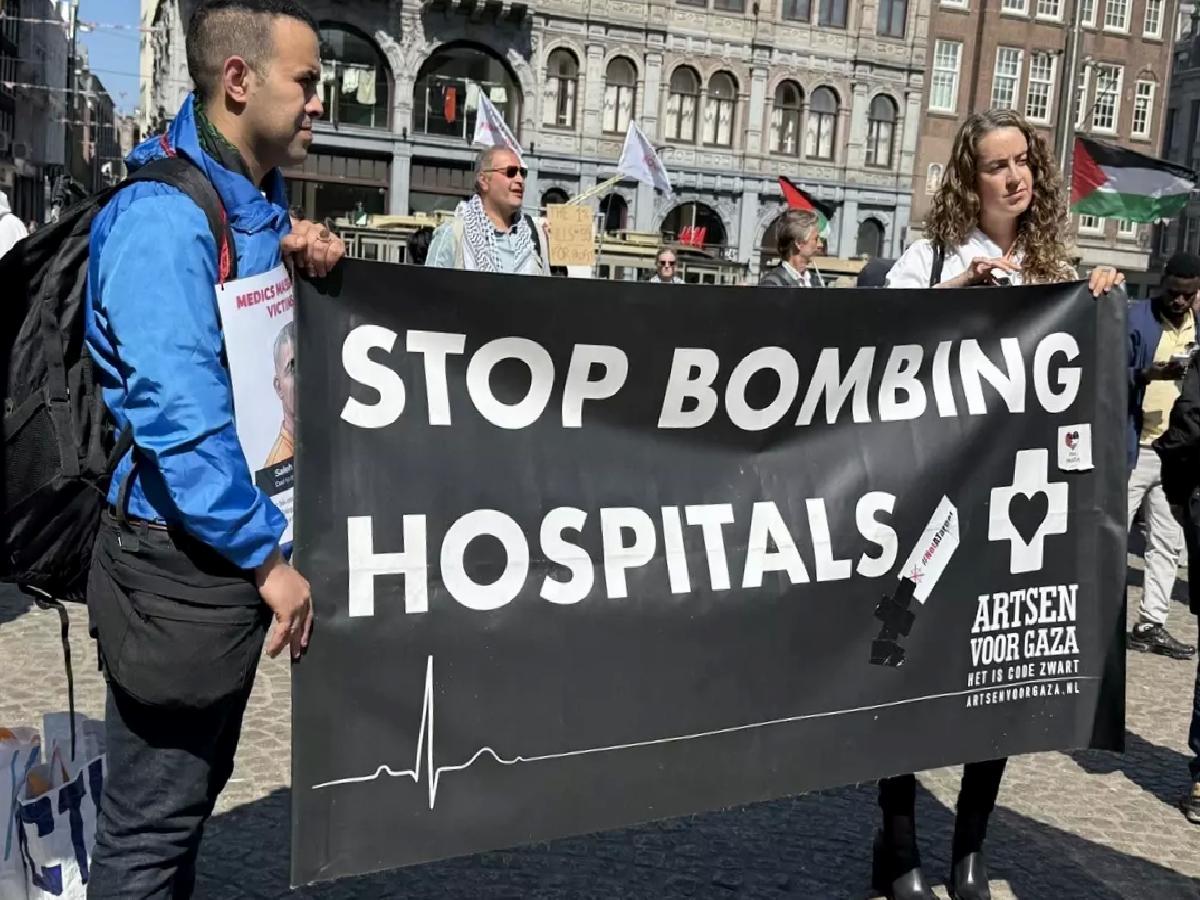 Amsterdam’da Nekbe Gösterisi