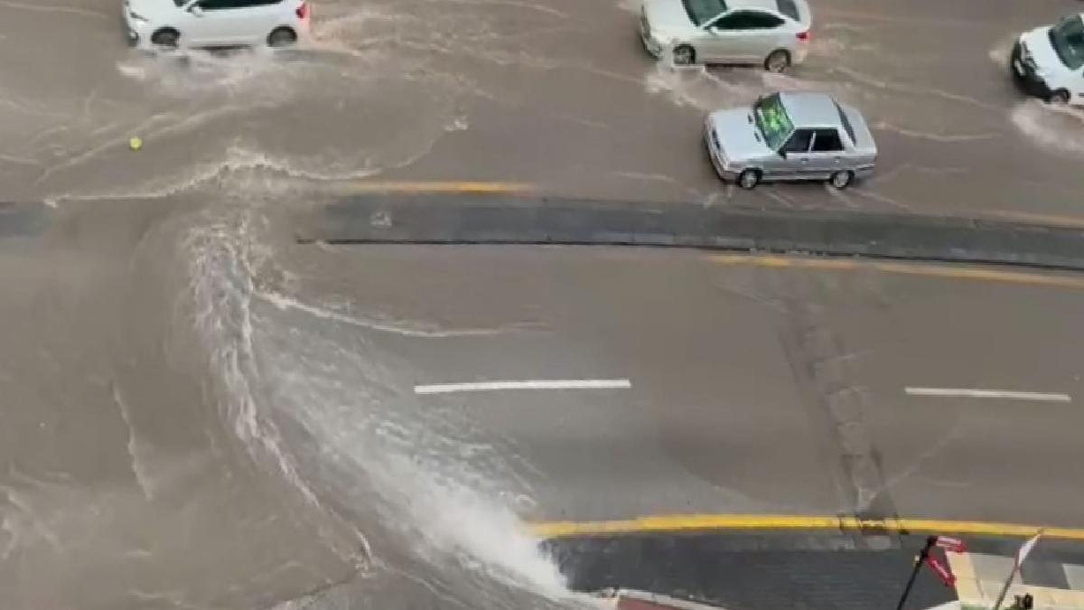 Ankara’da şiddetli sağanak ve dolu yağışı