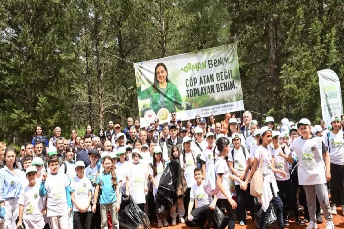 Antalya’da Orman Temizleme Aktifliği