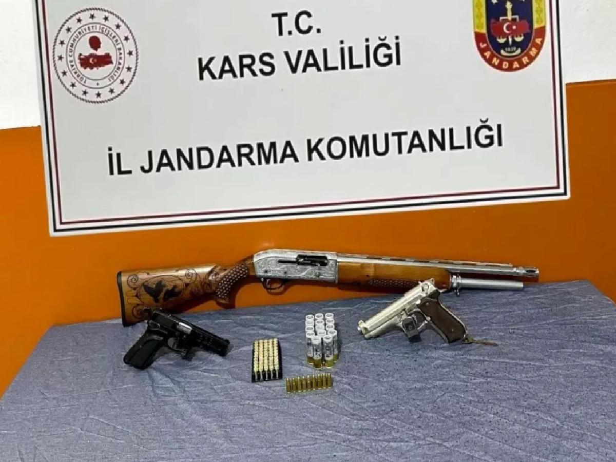 Arpaçay’da Silah Operasyonu