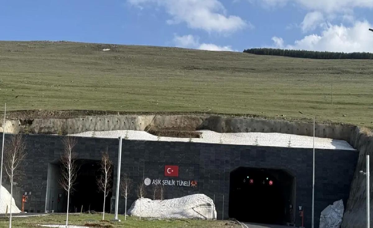 Aşık Şenlik Tüneli 70 Bin Araç Geçti