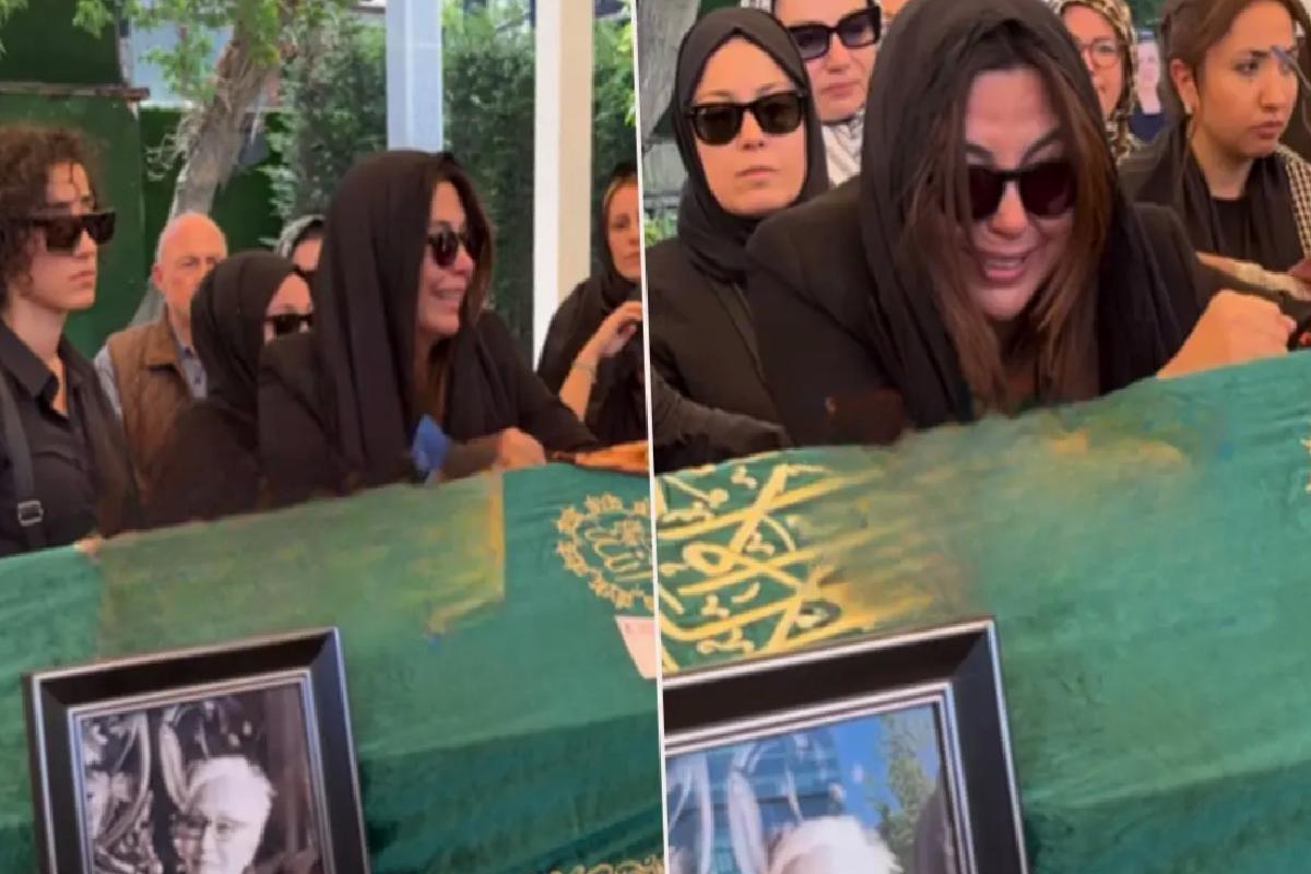 Aslhan ve Saruhan Hünel’in annelerini son seyahatine uğurladı
