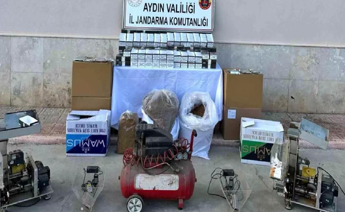 Aydın’da Kaçak Sigara Baskını