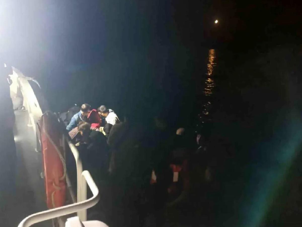 Ayvalık’ta Sistemsiz Göçmen Operasyonu