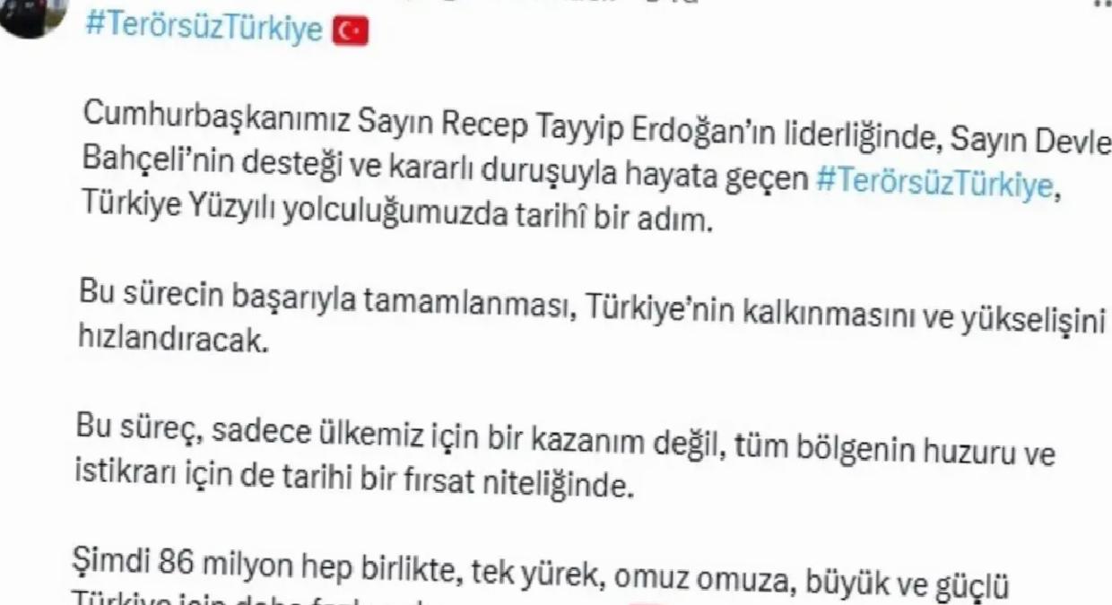 Bakan Kacır: Terörsüz Türkiye, Türkiye’nin kalkınmasını hızlandıracak