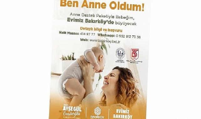 Bakırköy Belediyesinden annelere takviye