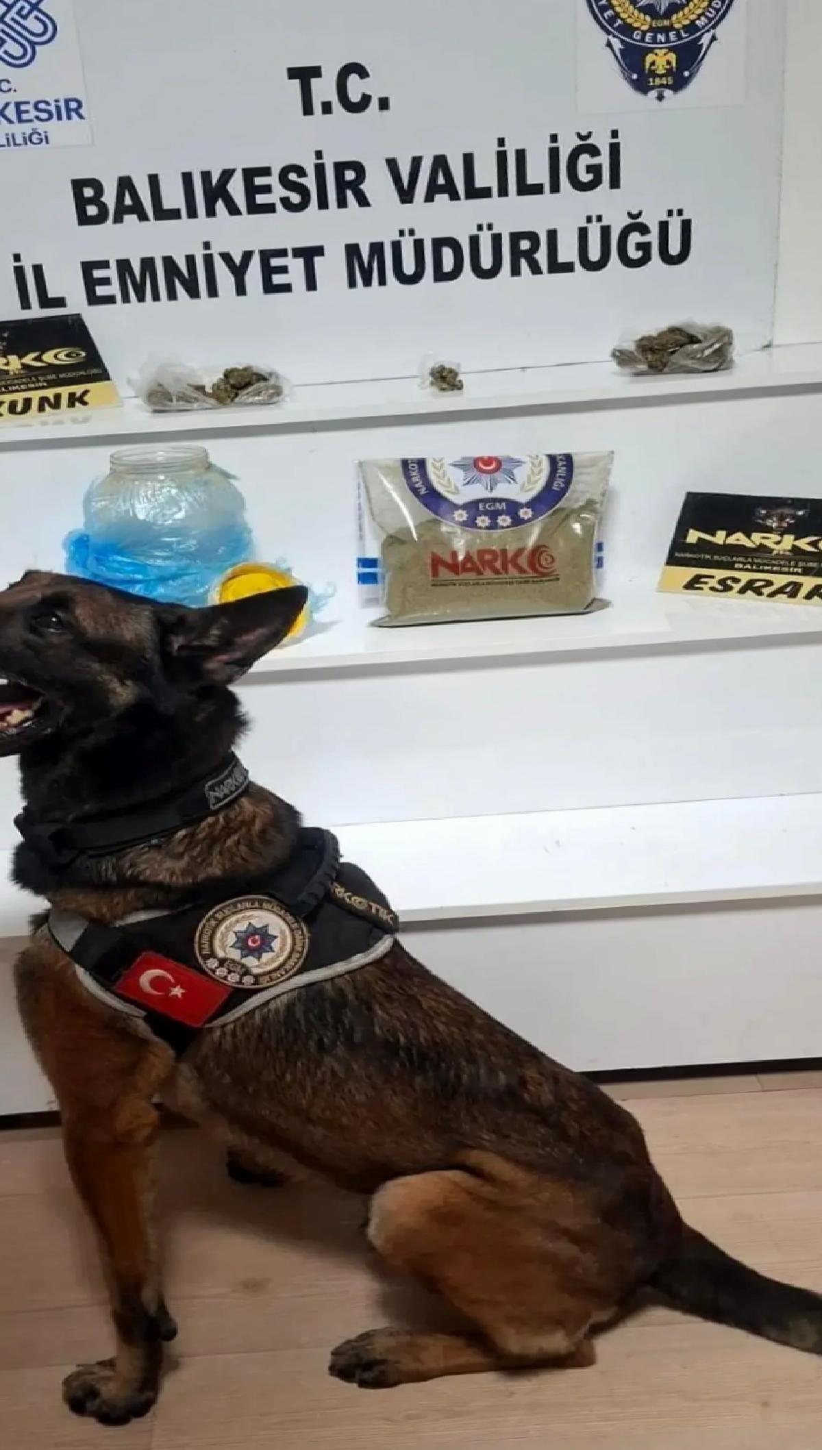 Balıkesir’de Uyuşturucu Operasyonu