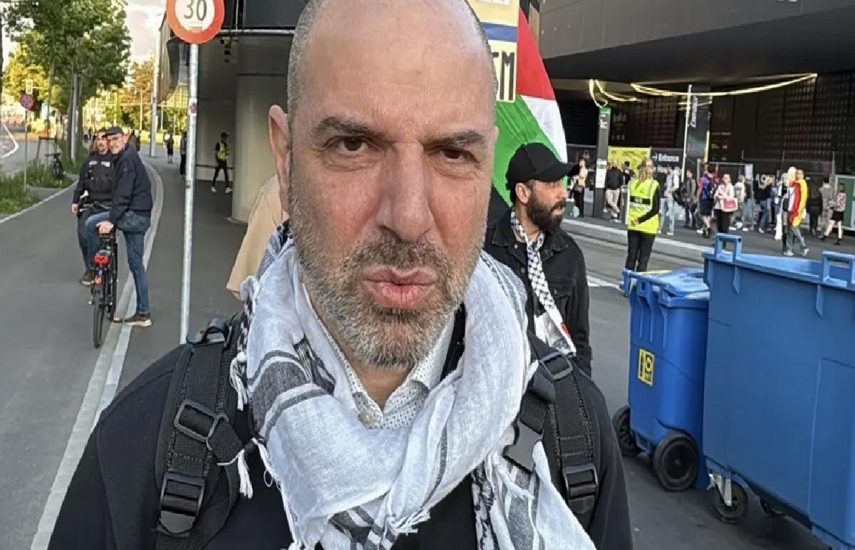 Basel’de İsrail’e Eurovision Protestosu