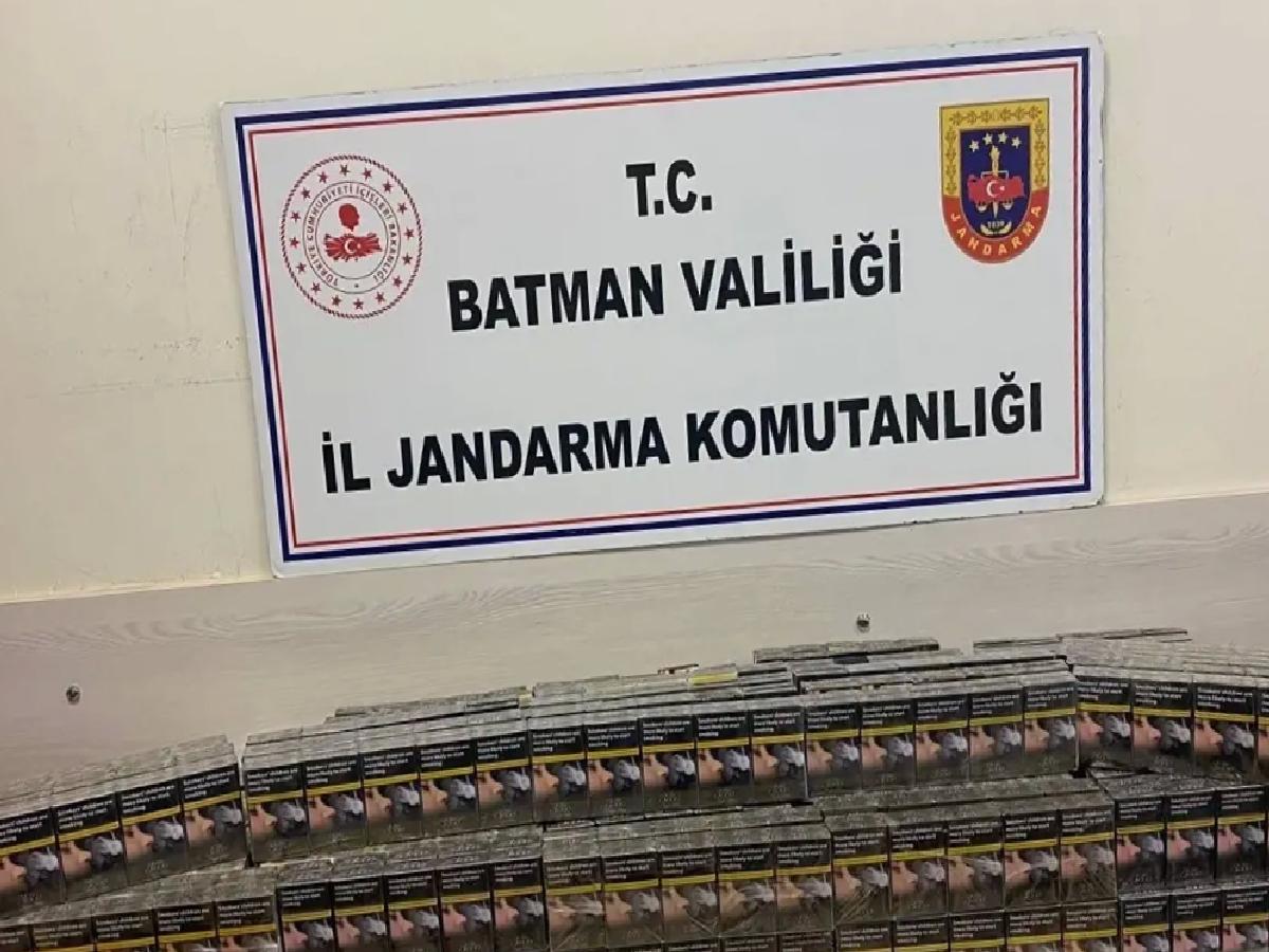 Batman’da Gümrük Kaçağı Sigara Ele Geçirildi