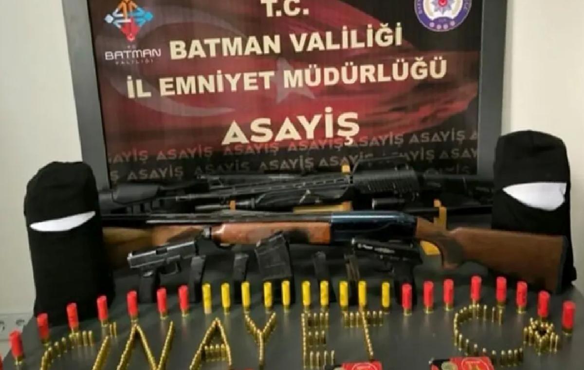Batman’da Organize Kabahat Operasyonu: 9 Tutuklama