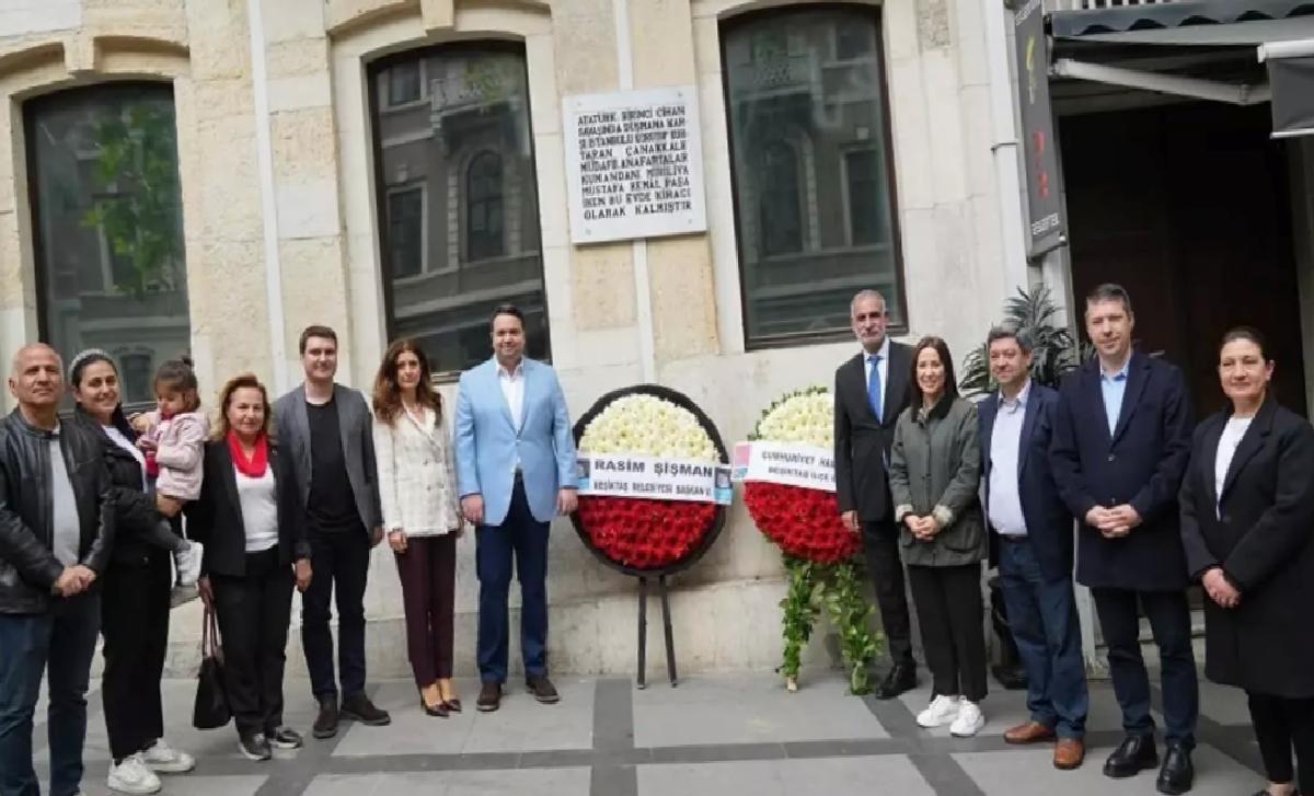 Beşiktaş’ta Atatürk’ü Anma Merasimi