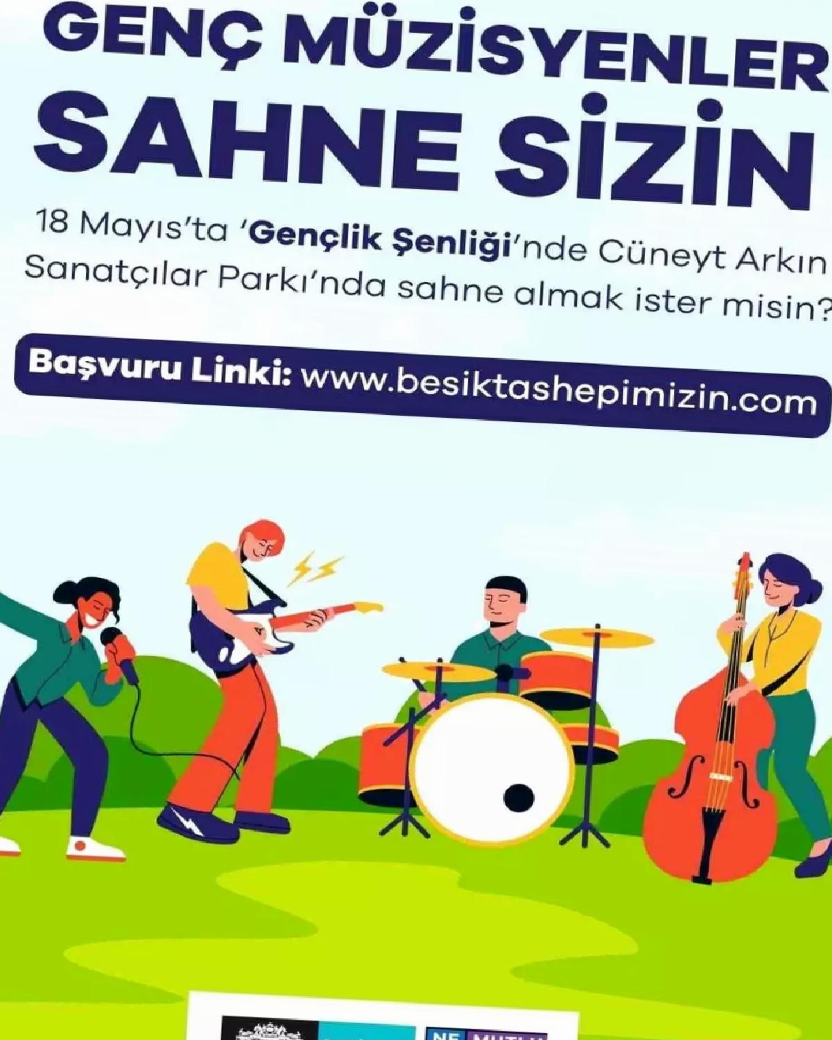 Beşiktaş’ta Gençlik Şenliği Düzenleniyor