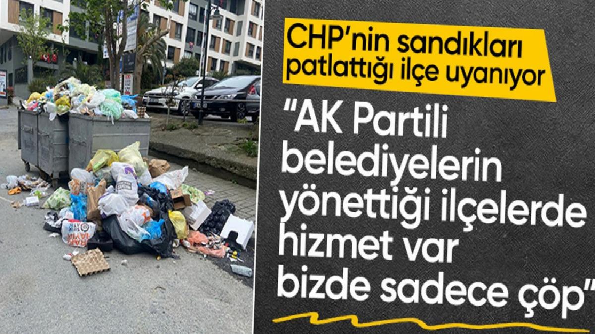Beşiktaş’ta toplanmayan çöpler vatandaşları ve esnafı rahatsız ediyor