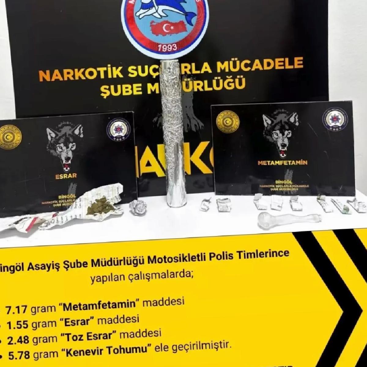 Bingöl’de Uyuşturucu Operasyonu