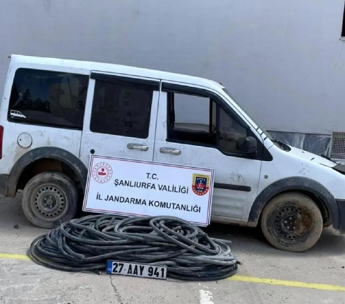 Birecik’te Çalınan Kablo Bulundu