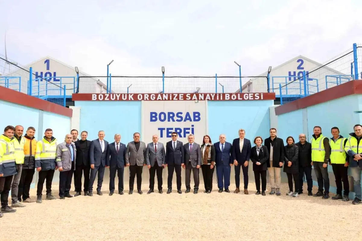 Bozüyük OSB’de Çağdaş Su Deposu ve Terfi Binası Açıldı