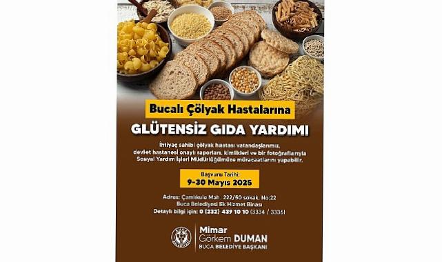 Buca Belediyesi’nden çölyak hastalarına glütensiz besin yardımı