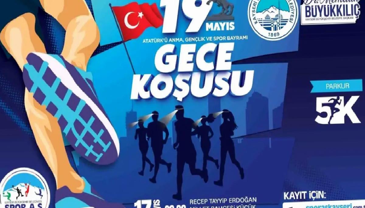 Büyükşehir Spor A.Ş.’den 19 Mayıs Gece Koşusu