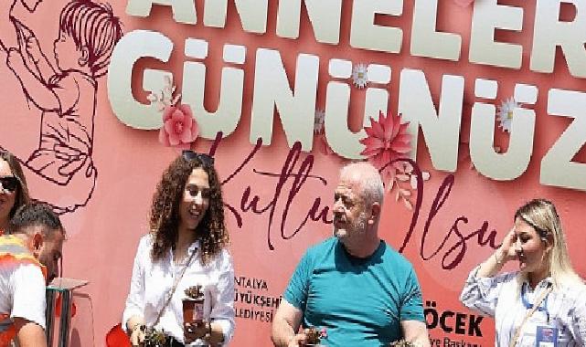 Büyükşehir’den ‘Annelere’ 25 bin çiçek