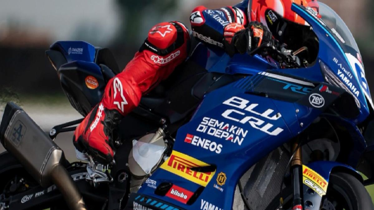 Can Öncü, Dünya Supersport Şampiyonası’nın İtalya ayağındaki ikinci yarışı bitiremedi