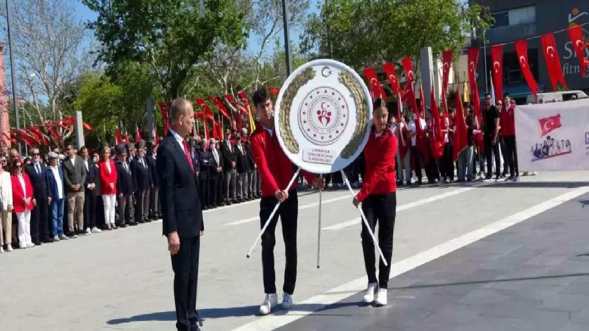Çanakkale’de 19 Mayıs Bayramı Coşkuyla Kutlandı