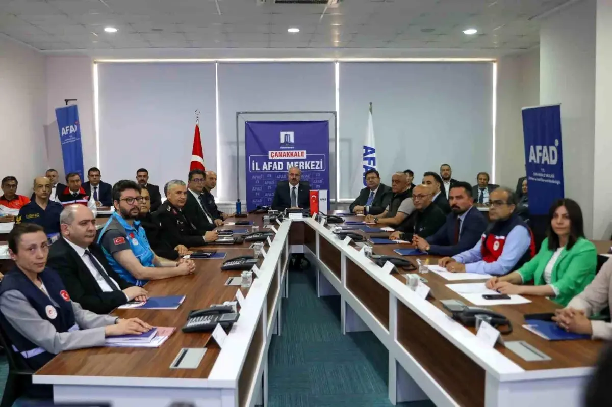 Çanakkale’de Afet Tatbikatı Gerçekleştirildi