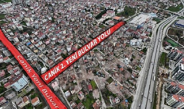 Canik’e 2. Yeni Bulvar Yolu Geliyor